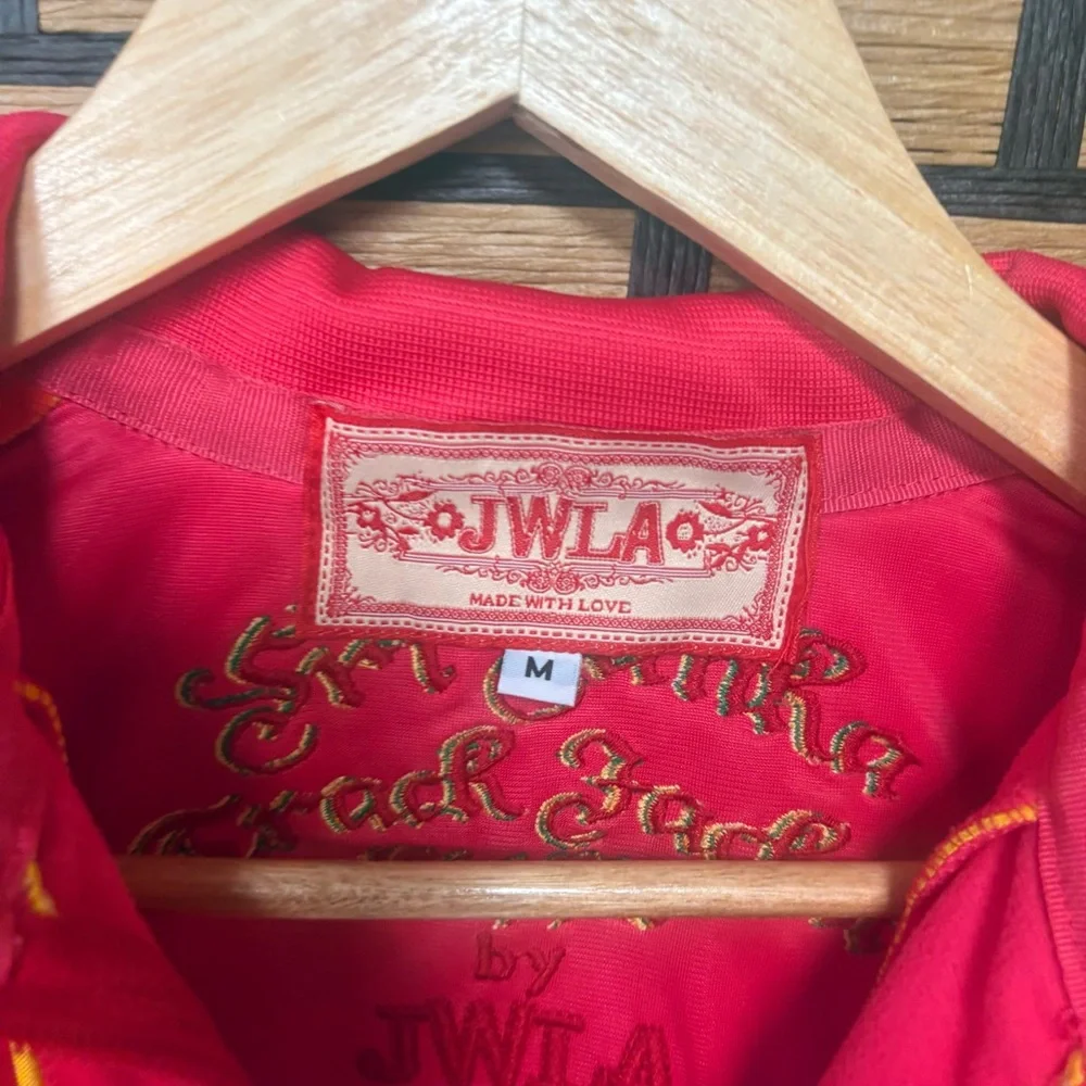 Johnny Was Orange And Pink Embroidered Jacket Size Medium‎ - Picture 8 of 11